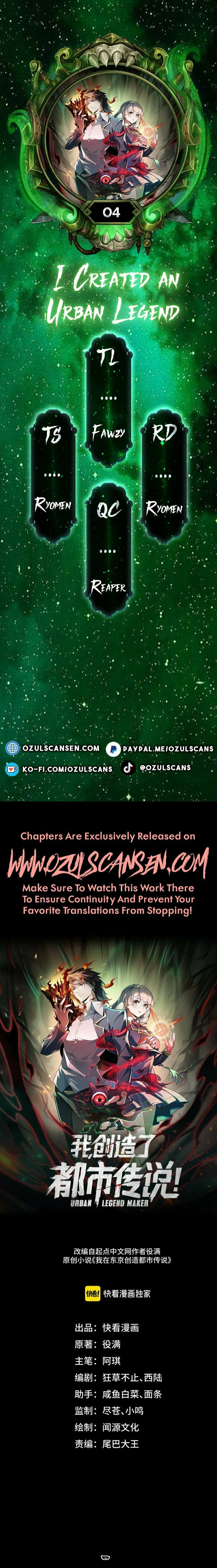 Urban Legend Maker – Chapter 4 page 0