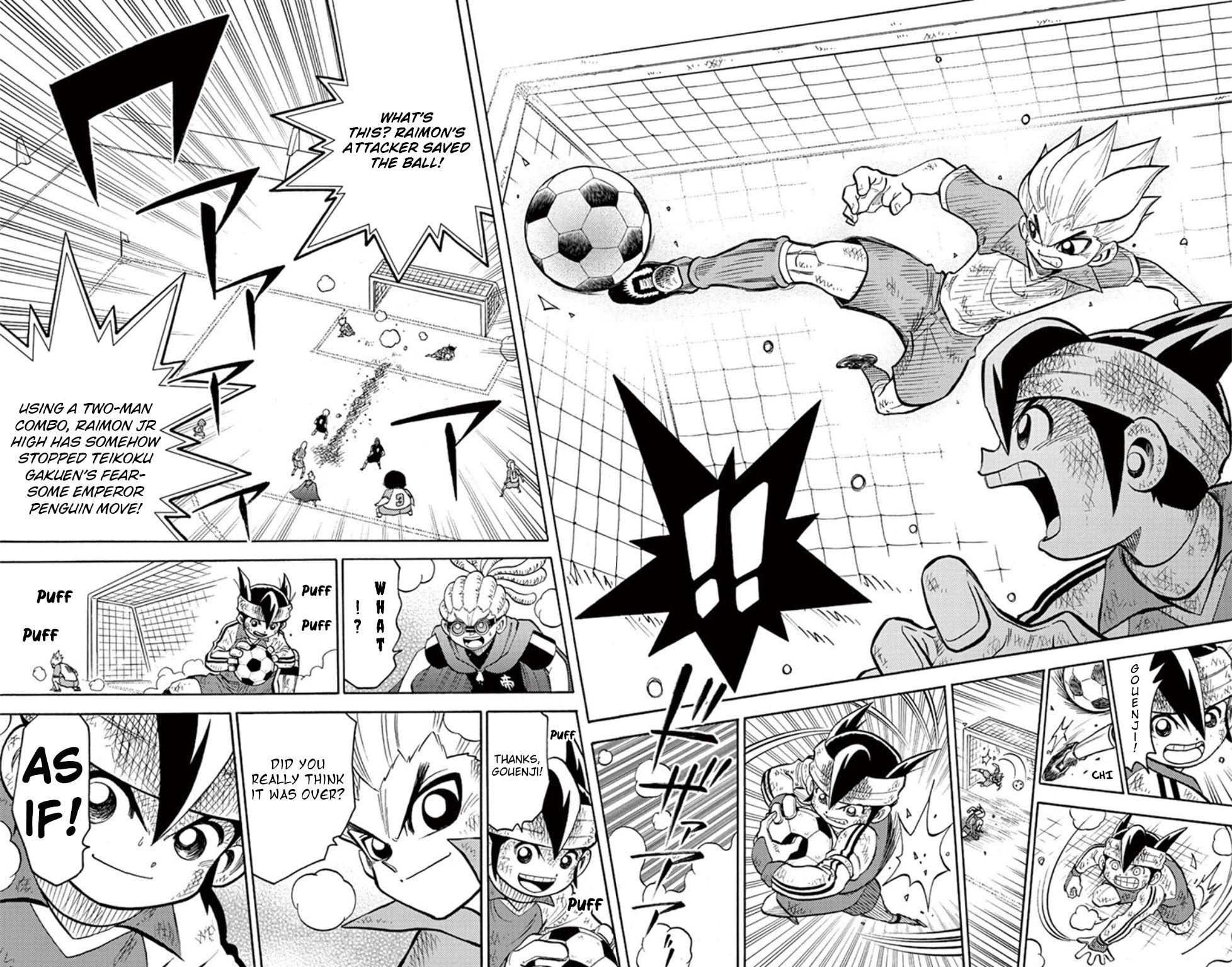 Run Inazuma the Final Score! page 12