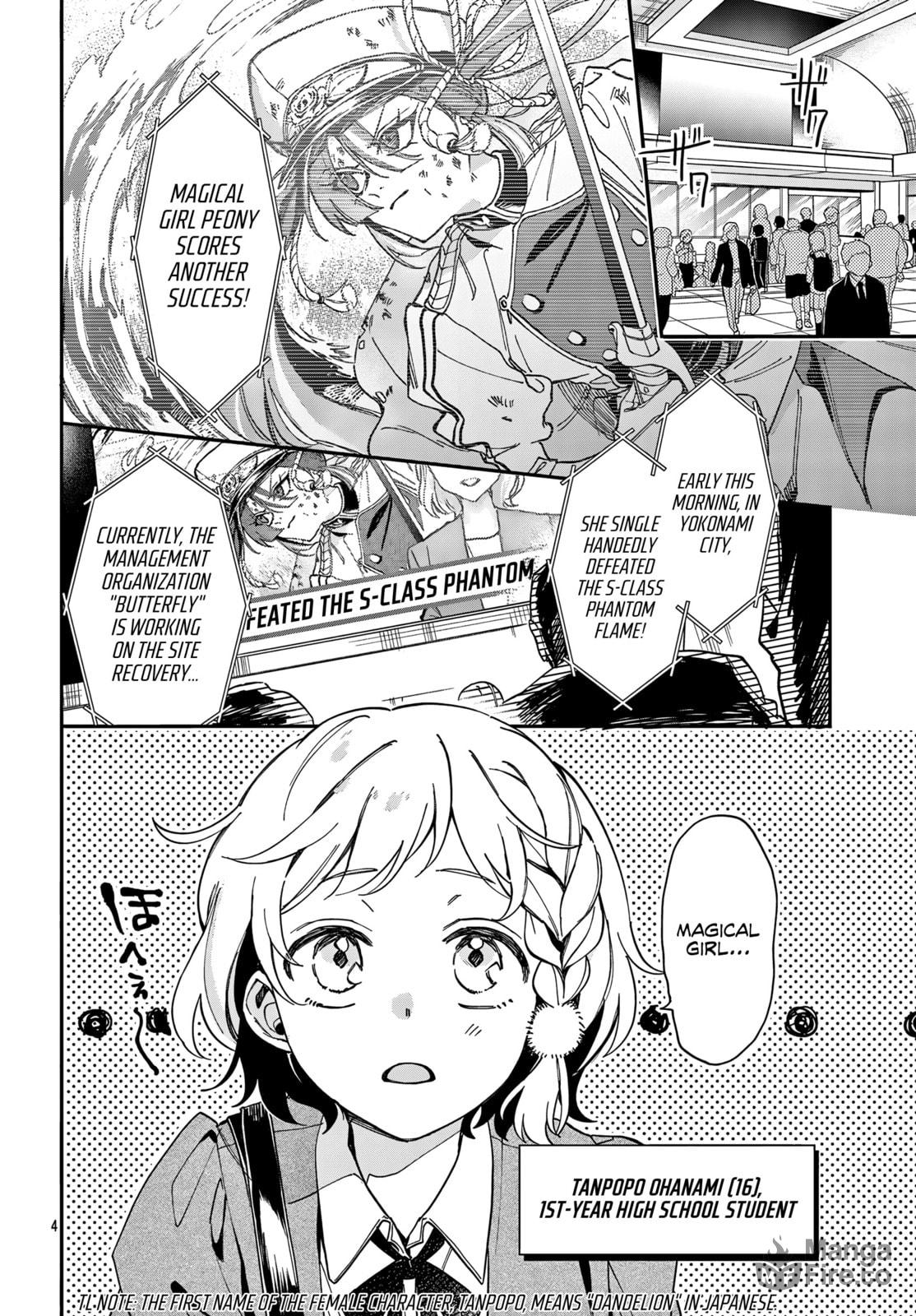 Mahou Shoujo Dandelion – Chapter 1 page 4