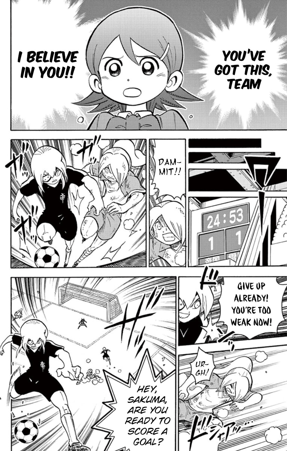 Run Inazuma the Final Score! page 6