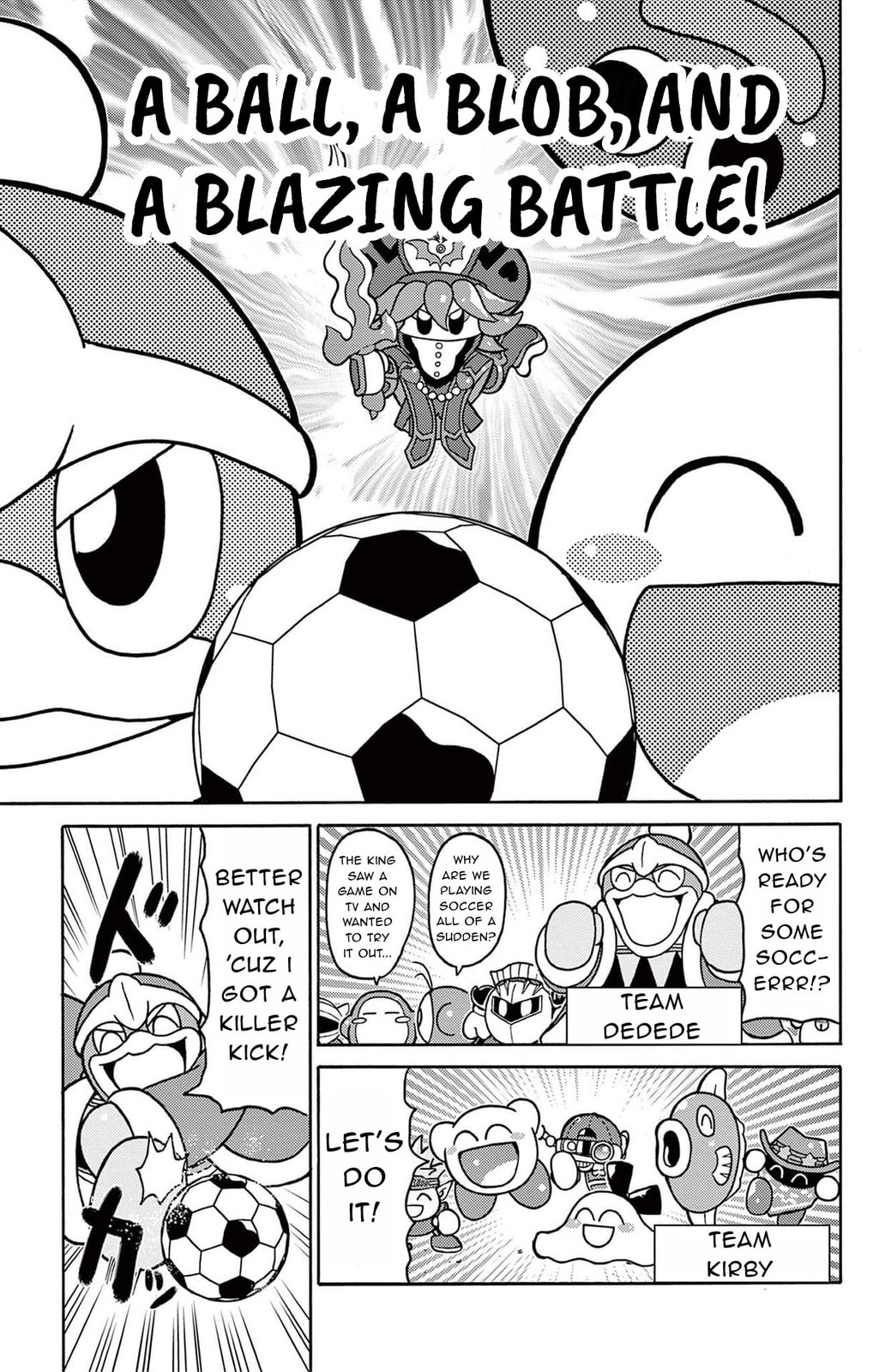 A Ball, a Blob, and a Blazing Battle page 0