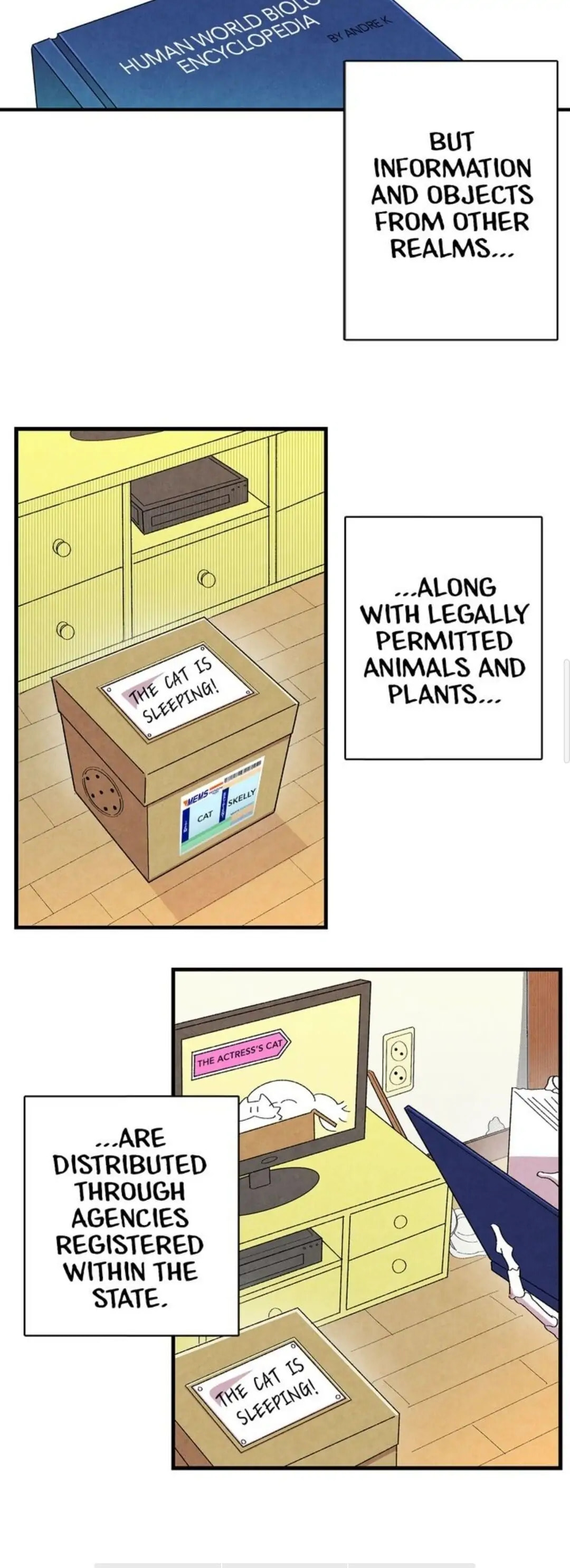 The Skeleton Becomes a Cat Dad – Chapter 1 page 33