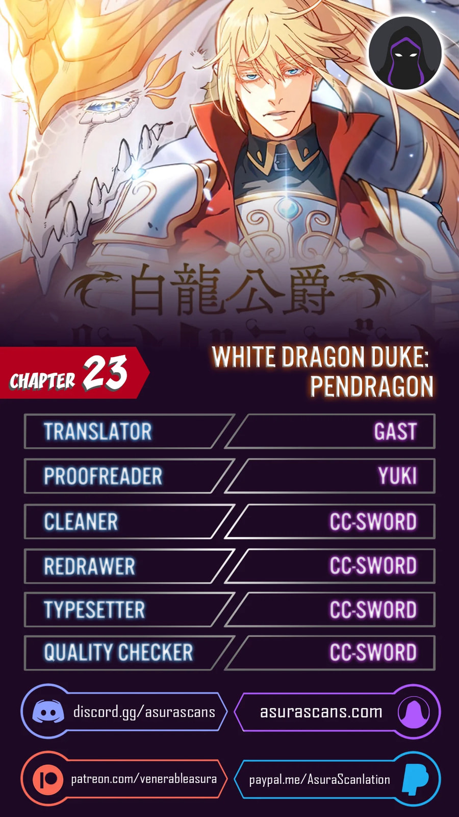 Duke Pendragon: Master of the White Dragon – Chapter 23 page 0