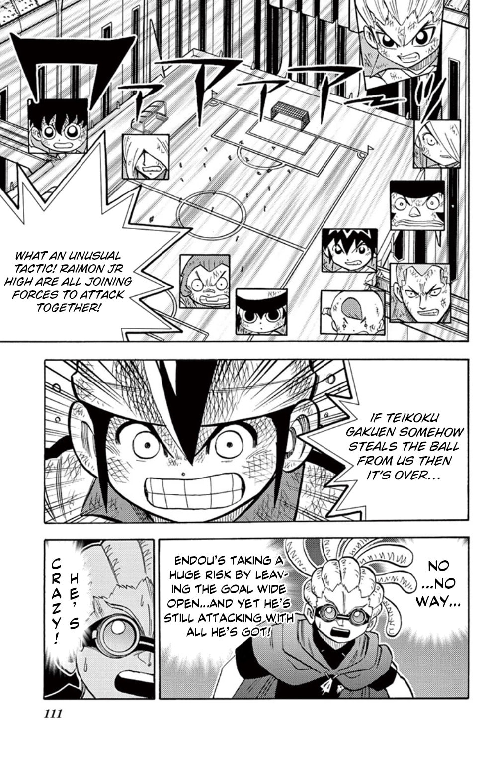 Run Inazuma the Final Score! page 16