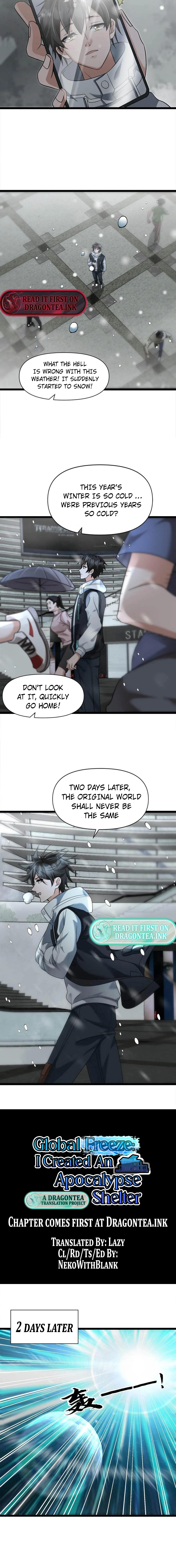Freezing The World: I Built A Doomsday Safehouse – Chapter 8 page 3