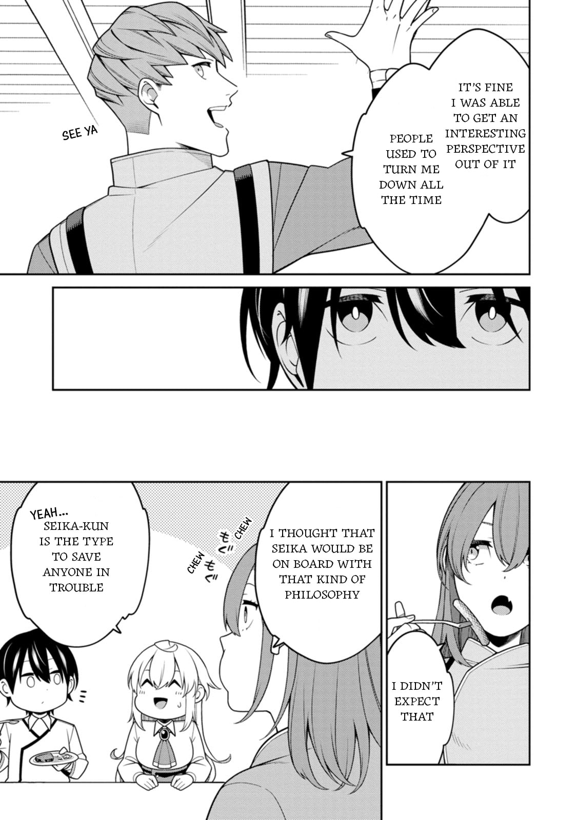 Saikyou Onmyouji no Isekai Tenseiki ~Geboku no Youkaidomo ni Kurabete Monster ga Yowaisugirundaga~ – Chapter 33 page 27